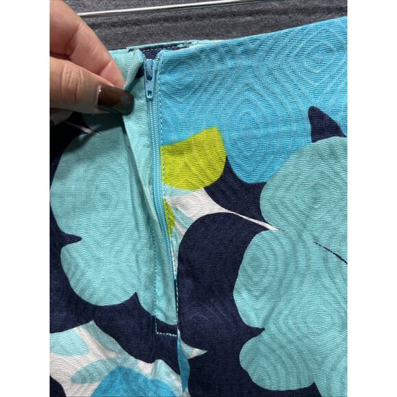 Lilly Pulitzer Shortly Blue Floral Skirt Womens Size 6 Great Condition - Picture 5 of 12